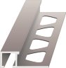 Алюминиевый профиль 10 мм бронза матовый для отделки ступеней