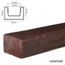 Архитектурный брус Cosca, 90x55x4000, красный сандал