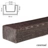 Архитектурный брус Cosca, 90x55x4000, серый кипарис