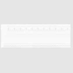 Багет Cosca Плинтус потолочный 110, Белый мат, 2500 мм, T110(1)/W27