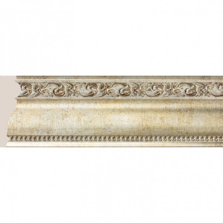 Багет Cosca Плинтус потолочный 84, античная платина, 152-553